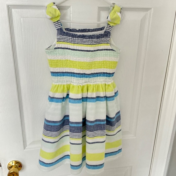 Gymboree Size 8 Girls Linen and Cotton Summer Dress - Picture 2 of 5
